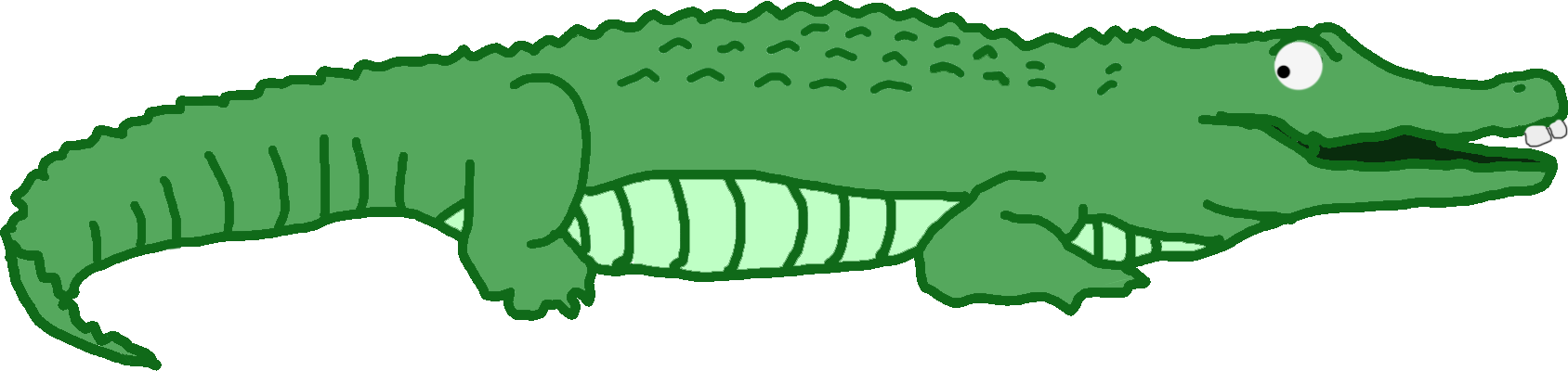 This is an alligator NOT A CROCODILE